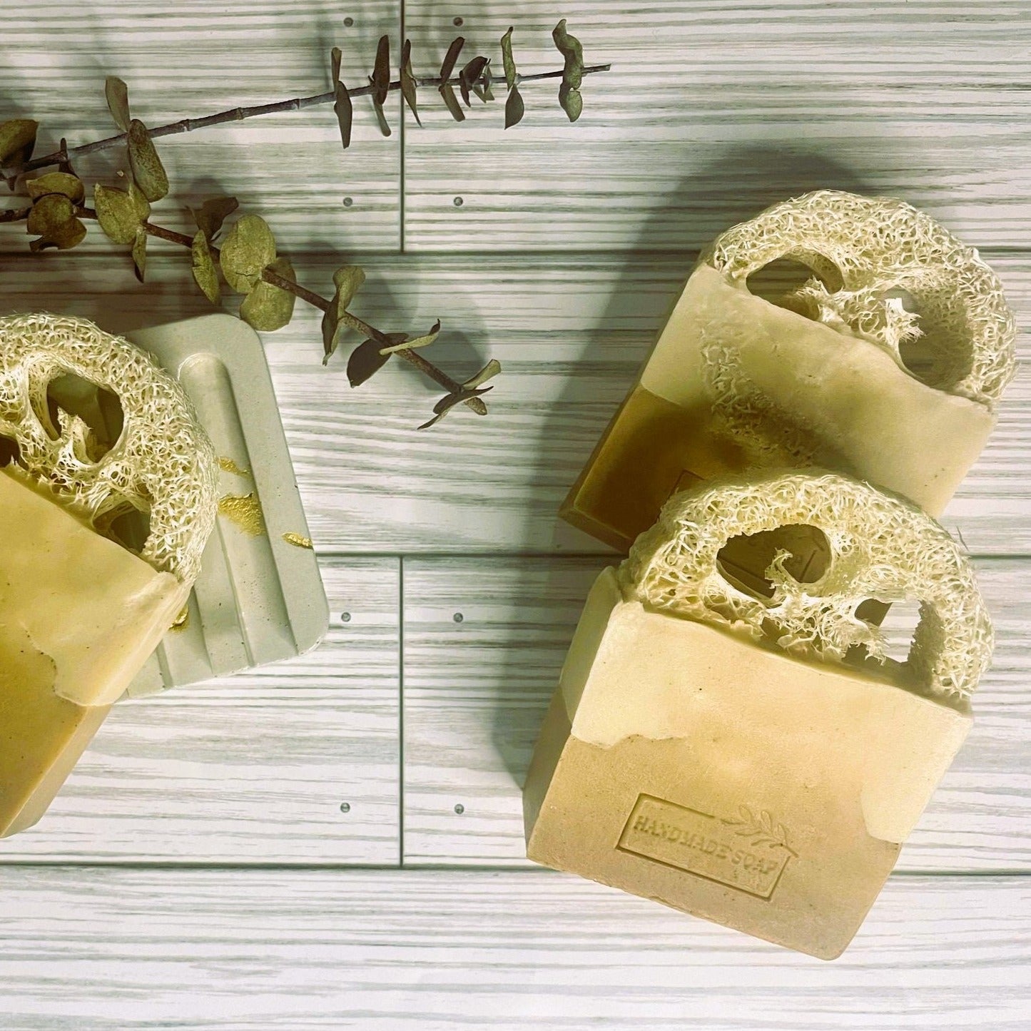 Handmade Turmeric and Maca exfoliating Soap.