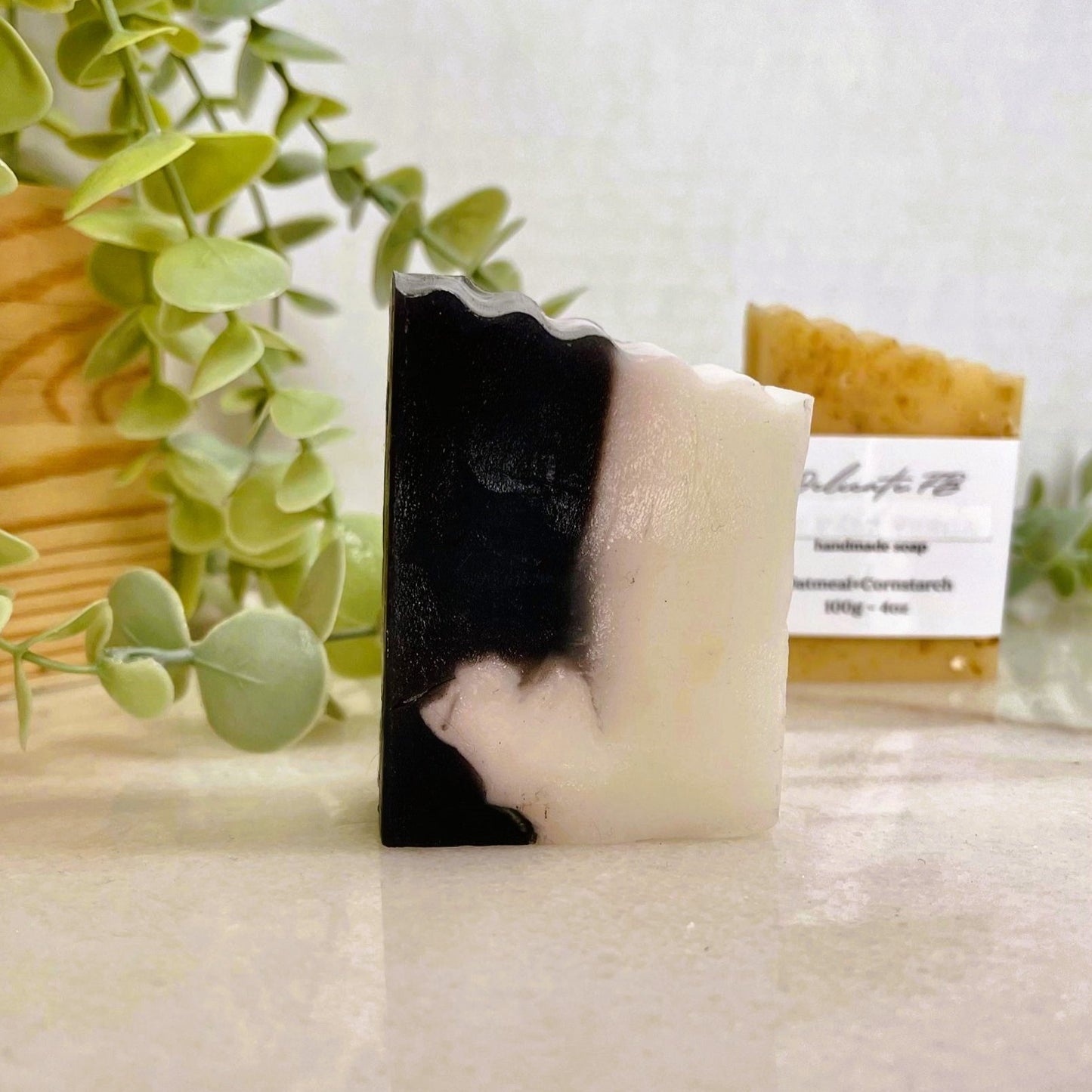 Handmade Activated Charcoal and Coconut Soap.