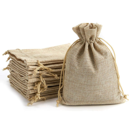 Burlap Gift Bag.