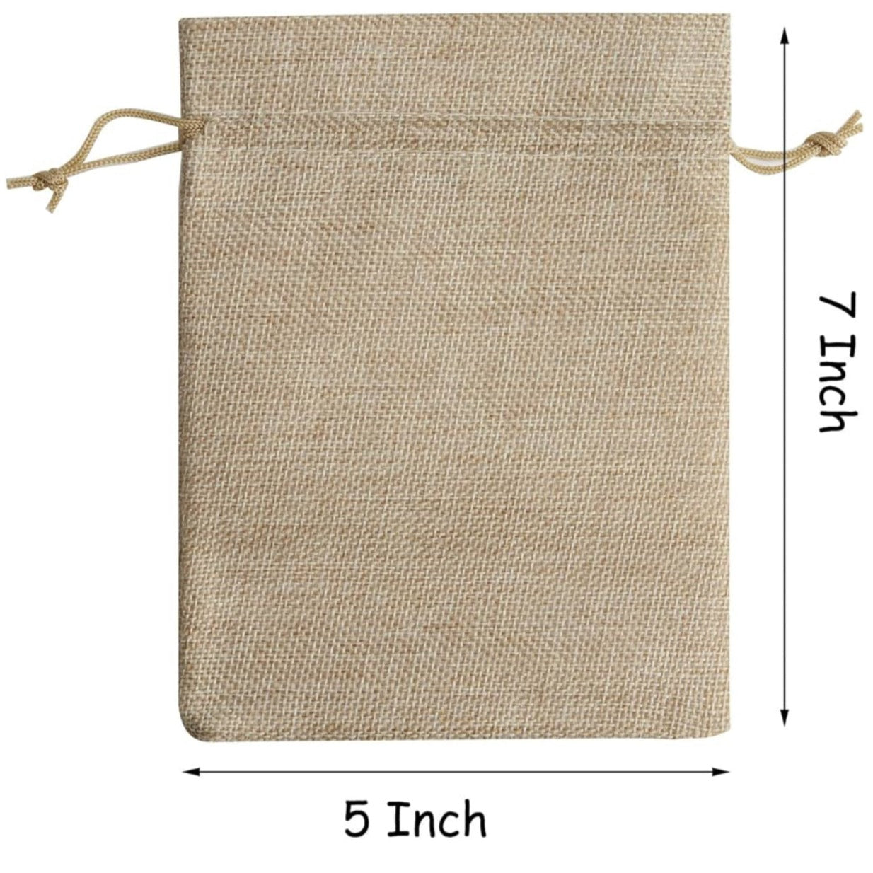 Burlap Gift Bag.